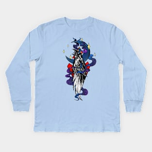 Crow Tattoo Kids Long Sleeve T-Shirt